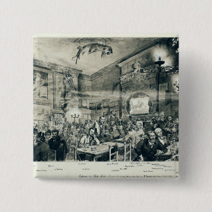 Das Kabarett du Chat Noir, 1886 Button