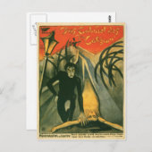 Das Kabinett von Dr. Caligari Filmplakat Postkarte (Vorne/Hinten)