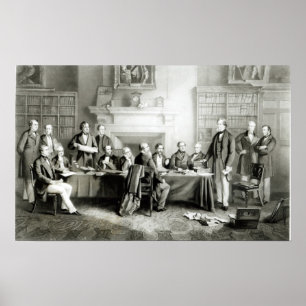 Das Kabinett von Lord Derby von 1867, 1868 Poster