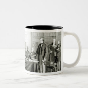 Das Kabinett von Lord Derby von 1867, 1868 Zweifarbige Tasse