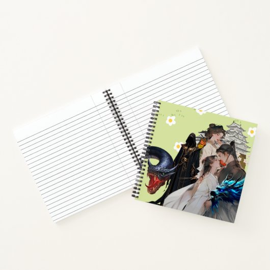 Das Kaelithian World Square Spiral Notebook Notizblock (Innenseite)