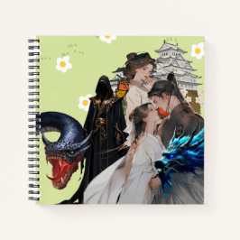 Das Kaelithian World Square Spiral Notebook Notizblock