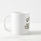 Das Kaffee-Türkische-Sprichwort Kaffeetasse (Links)