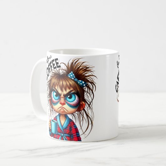 Das Kaffeemonster in mir Kaffeetasse (Vorderseite Links)