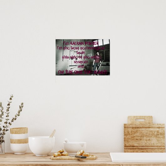 Das Kai COS Poster (selten) Gewollt (Küche)