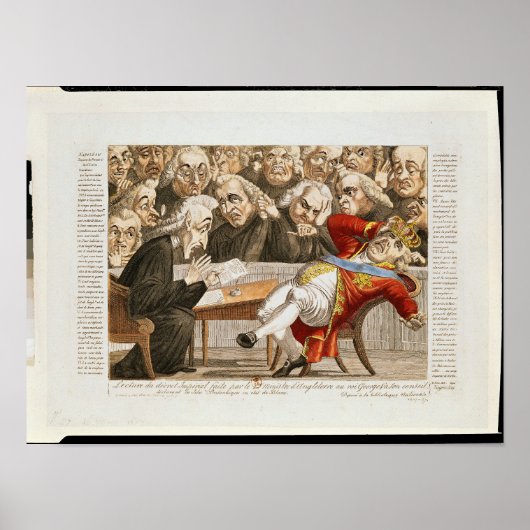Das Kaiserliche Dekret an George III Poster (Vorne)