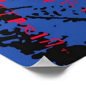 Das Kaleideskop des Printerman Poster (Ecke)