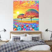 Das Kaleidoskop der Sonnenuntergang Leinwanddruck (Insitu (Schlafzimmer))