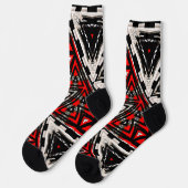das Kaleidoskop des Lebens Socken (Linkes Detail)