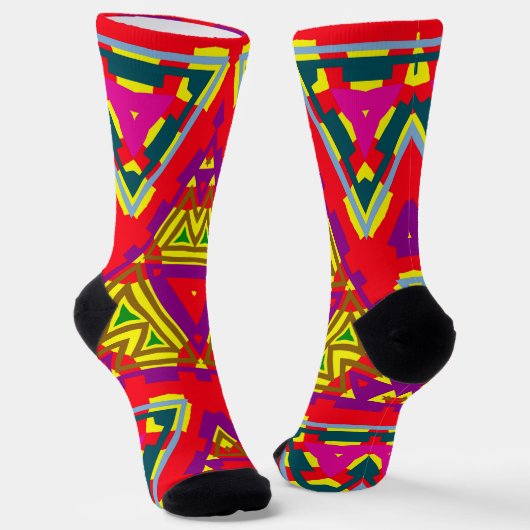 das Kaleidoskop des Lebens Socken (Gewinkelt)