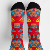 das Kaleidoskop des Lebens Socken (Oben)