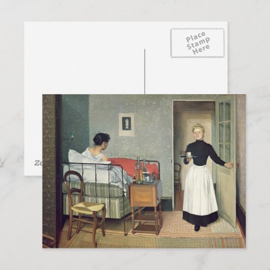 Das kalte Kind 1892 Postkarte (Vorne/Hinten)