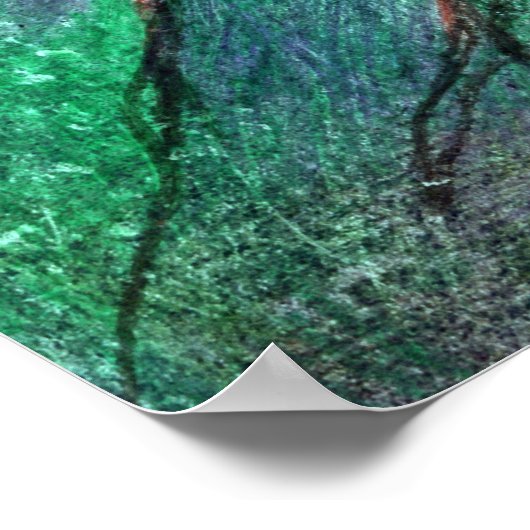 Das kam mir wegen Morgengrauen Poster (Ecke)