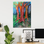 Das kam mir wegen Morgengrauen Poster (Heimbüro)