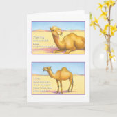 Das Kamel-Gruß-Karten-Jesaja-41:10 Karte (Gelbe Blume)