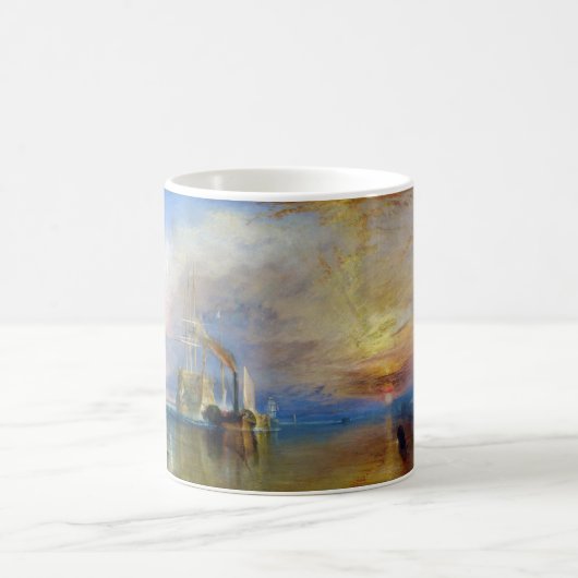 Das kämpfende Temeraire durch J.M.W. Turner Kaffeetasse (Mittel)