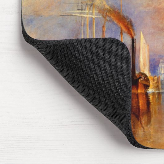 Das kämpfende Temeraire, J.M.W. Turner Mousepad (Ecke)