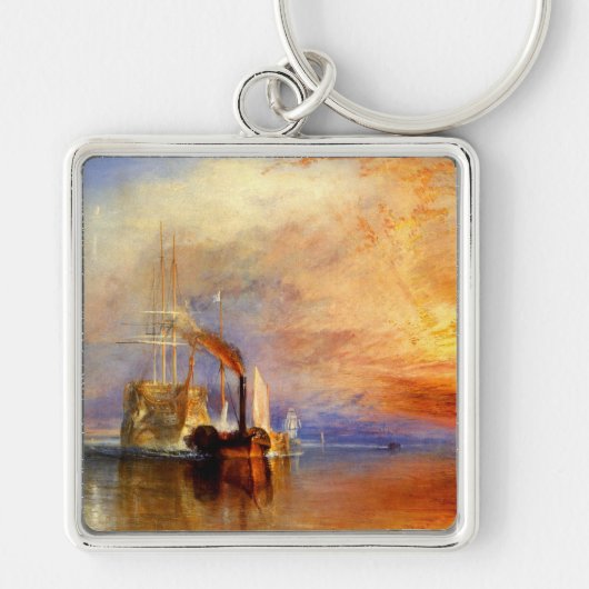 Das kämpfende Temeraire, J.M.W. Turner Schlüsselanhänger (Vorne)