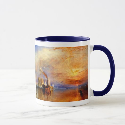 Das kämpfende Temeraire, J.M.W. Turner Tasse (Rechts)