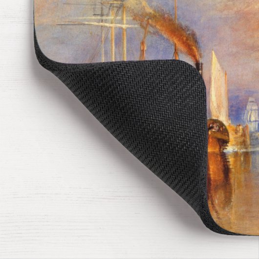 Das kämpfende Temeraire Mousepad (Ecke)