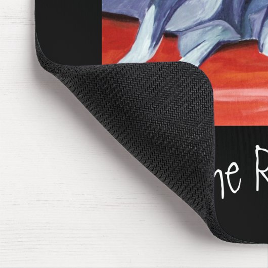 Das Kampfläufer-Leben Mousepad (Ecke)