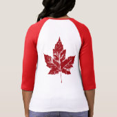 Das Kanada-Baseball Jersey der Frauen plus T-Shirt (Rückseite)