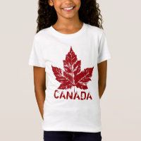 Das Kanada-T - Shirt-des Mädchens des Kindes coole
