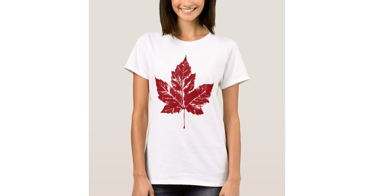 Das Kanada-T - Shirt-Kanada-Ahorn-Blatt-Shirt der T-Shirt | Zazzle.de