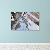 Das kanadische Dextre-Robotersystem 2 Leinwanddruck (Insitu (Holzboden))