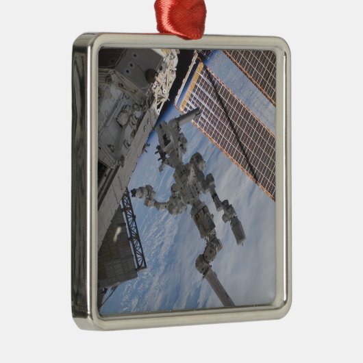 Das kanadische Dextre-Robotersystem 2 Silbernes Ornament (Rechts)