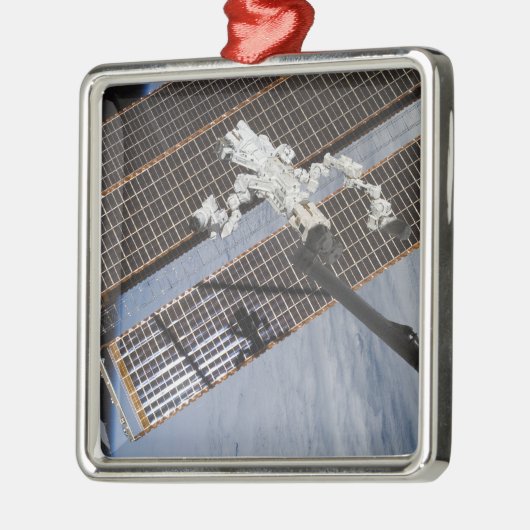 Das kanadische Dextre-Robotersystem 3 Silbernes Ornament (Links)