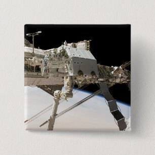 Das kanadische Dextre-Robotersystem Button