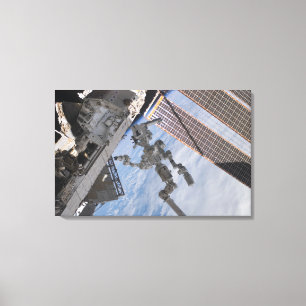 Das kanadische Dextre-Robotersystem Leinwanddruck