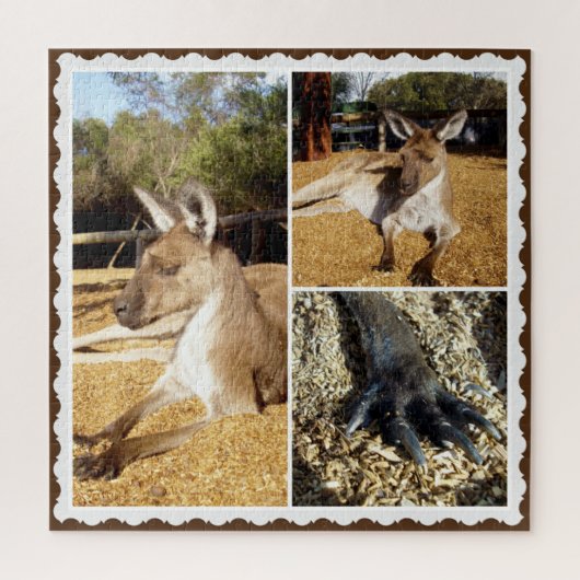 Das Kangaroo Picture Collage, Jigsaw Puzzle (Vertikal)