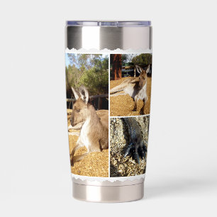 Das Känguru-Bildercollage, Thermobecher