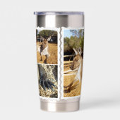 Das Känguru-Bildercollage, Thermobecher (Rechts)