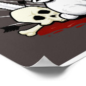 Das Kaninchen Caerbannog Poster (Ecke)