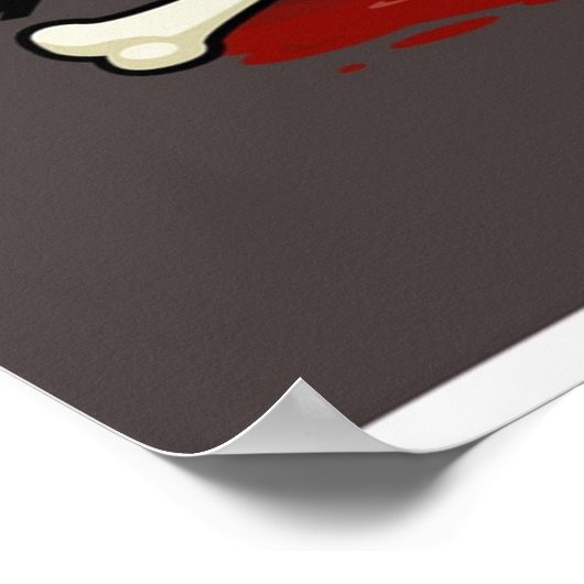 Das Kaninchen Caerbannog Poster (Ecke)