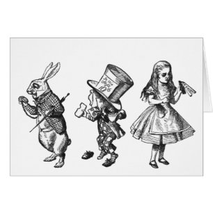 Das Kaninchen, der Hutmacher u. Alice vom