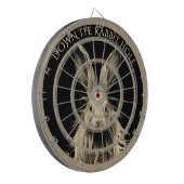 Das Kaninchen Hole Neat Rabbit Dartscheibe (Vorderseite Links)