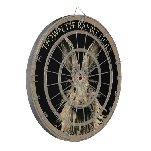 Das Kaninchen Hole Neat Rabbit Dartscheibe (Vorderseite Links)