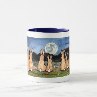 "Das Kaninchen im Mond" Tasse
