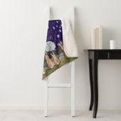 Das Kaninchen in der Blauen Nacht der Mondnacht Sherpadecke (Beispiel)