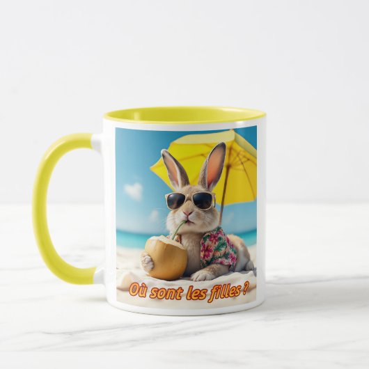 Das Kaninchen ist heiß. Tasse (Links)