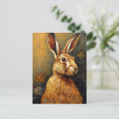 Das Kaninchen Postkarte (Stehend Vorderseite)