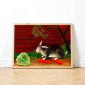Das Kaninchenessen von Henri Rousseau Poster