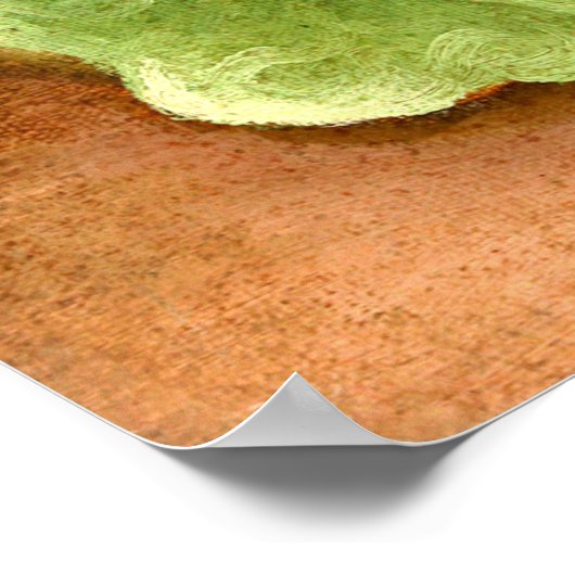 Das Kaninchenessen von Henri Rousseau Poster (Ecke)