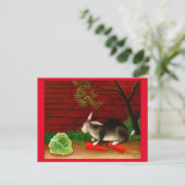 Das Kaninchenessen von Henri Rousseau Postkarte (Stehend Vorderseite)
