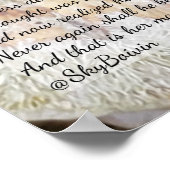 Das Kaninchenloch fallen Poster (Ecke)