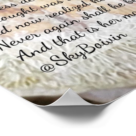 Das Kaninchenloch fallen Poster (Ecke)